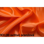 satén 93130 svítivě oranžová 