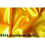 satén 9314 sluníčkově žlutá 