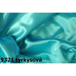 satén 9321 tyrkysová 