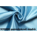 satén 935000 pomněnkově modrá 